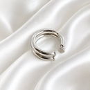 PIERCING FAKE MAXXI TUBO DUPLO RÓDIO BRANCO