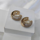 ARGOLA CLICK SETE LINHAS CRAVEJADAS
