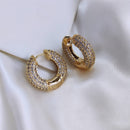 ARGOLA SETE LINHAS CRAVEJADAS DUNUTS