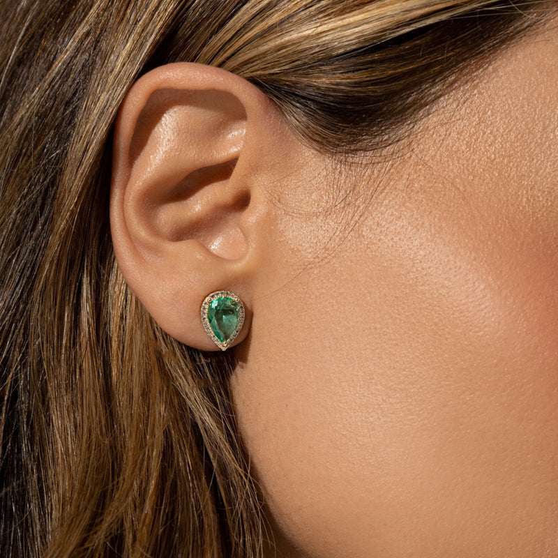 BRINCO GOTA CRISTAL PARAIBA