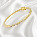 BRACELETE CRAVEJADO COM TRAVA