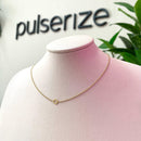 COLAR DOURADO INICIAL LATERAL - 40CM