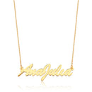 COLAR DOURADO PERSONALIZADO MANUSCRITO