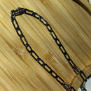 COLAR ELOS GROUMET RÓDIO 60CM