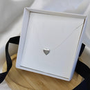 COLAR NYLON CORAÇÃO DE PRATA 925