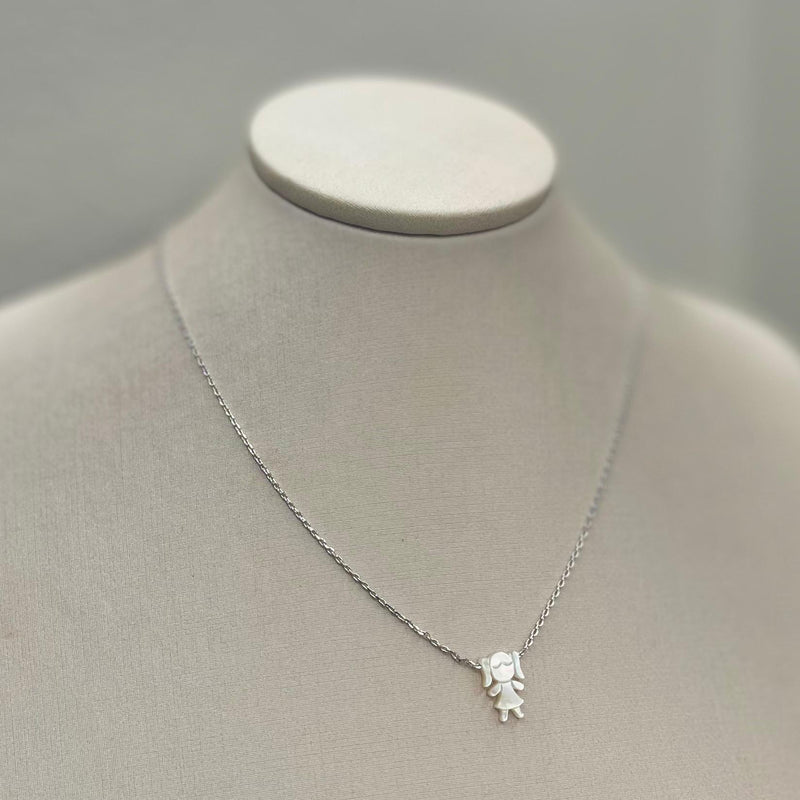 COLAR RÓDIO BRANCO FILHA MADRE PÉROLA