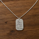 COLAR COM PLACA PERSONALIZÁVEL
