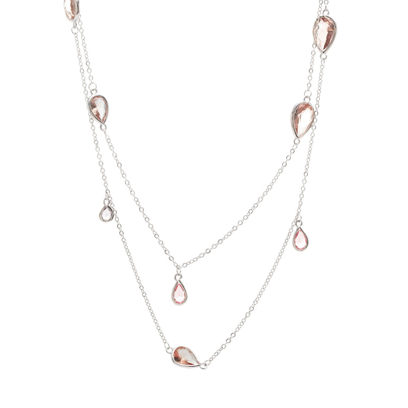 COLAR LONGO CRISTAIS 12 GOTAS