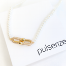 COLAR PÉROLAS PINGENTE TIFFANY CRAVEJADO