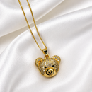 COLAR URSO TEDDY CRAVEJADO
