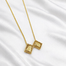 ESCAPULÁRIO SAGRADO CORAÇÃO DE JESUS PLACAS VAZADAS 60CM