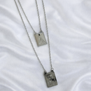 ESCAPULÁRIO SÃO JORGE AÇO INOXIDÁVEL 65CM