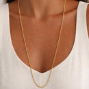 COLAR MINI ESFERAS ACHATADAS