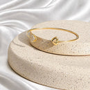 BRACELETE ZIRCONIA BRANCA CORAÇÕES