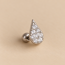 PIERCING PARA CARTILAGEM GOTA CRAVEJADA