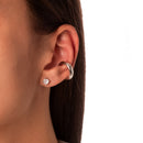 PIERCING TUBO LISO RÓDIO BRANCO