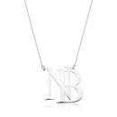 COLAR MONOGRMANA LISO COM INICIAIS