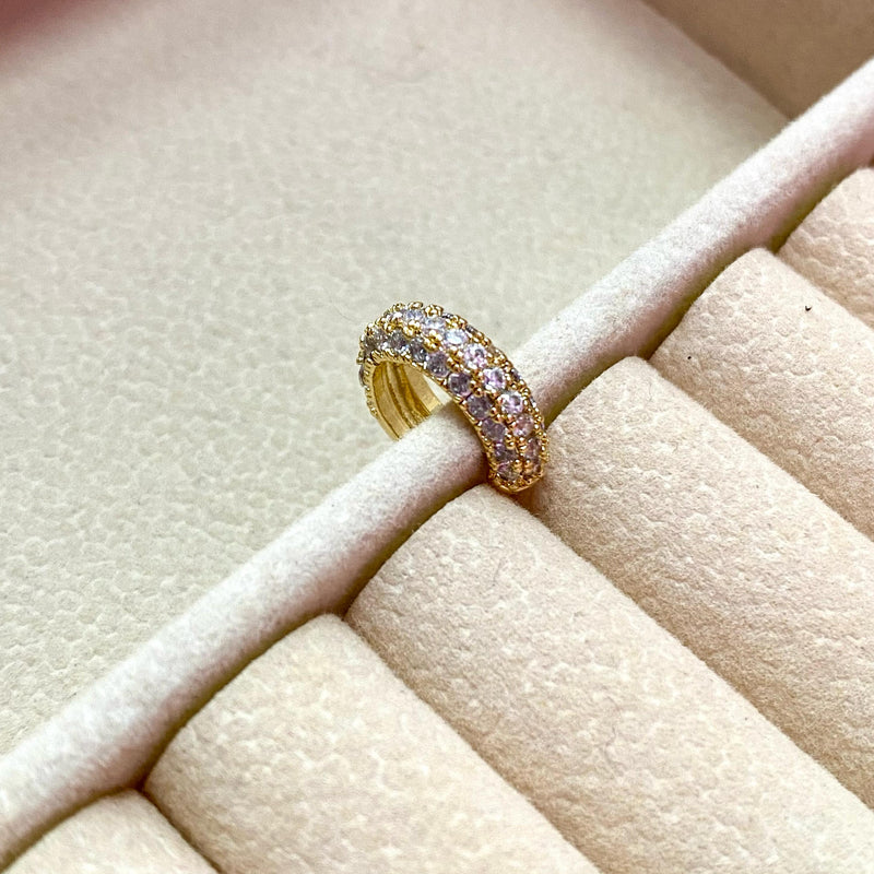 PIERCING TRÊS LINHAS CRAVEJADAS