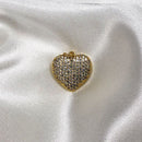 PINGENTE CORAÇÃO CRAVEJADO