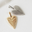 PINGENTE DE CORAÇÃO BORDADO