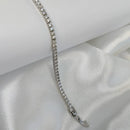 PULSEIRA RIVIERA QUATRO PONTAS 2MM RÓDIO BRANCO