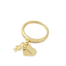 ANEL CORAÇÃO E FILHOS PERSONALIZADO